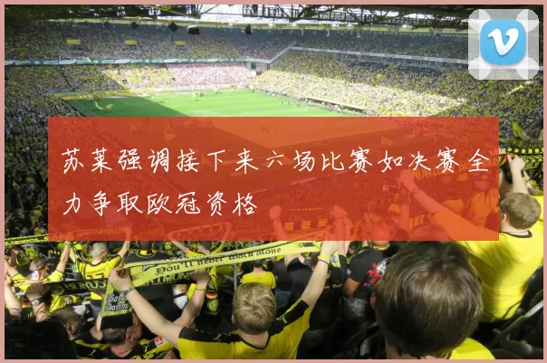 苏莱强调接下来六场比赛如决赛全力争取欧冠资格
